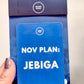 Magnet NOV PLAN: JEBIGA, modra barva