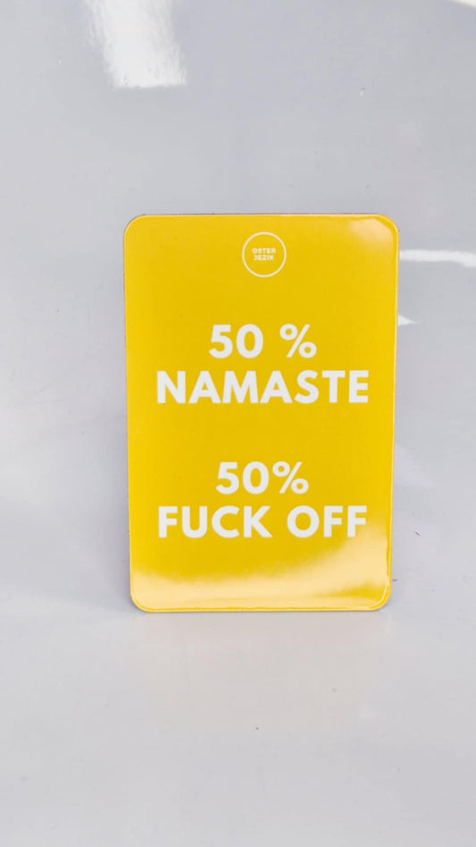 Magnet 50% NAMASTE,... barva kurkume